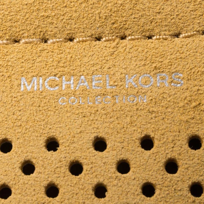 MICHAEL KORS迈克·科尔斯 金属LOGO挂牌装饰麂皮女士单肩包 31S6PELT7SBUTTERF