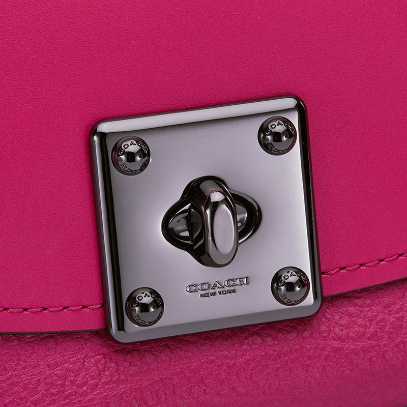 COACH DRIFTER旋锁翻盖牛皮中号女士手提斜挎包 38388