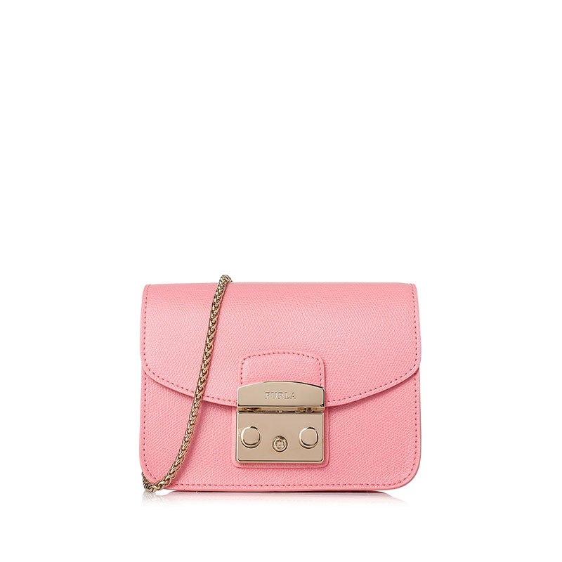 FURLA METROPOLIS链条牛皮迷你女士斜挎小方包 BGZ7ARE-7