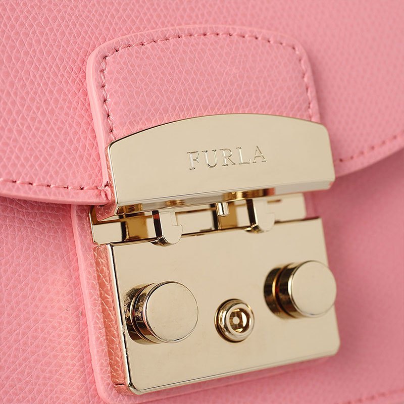 FURLA METROPOLIS链条牛皮迷你女士斜挎小方包 BGZ7ARE-7