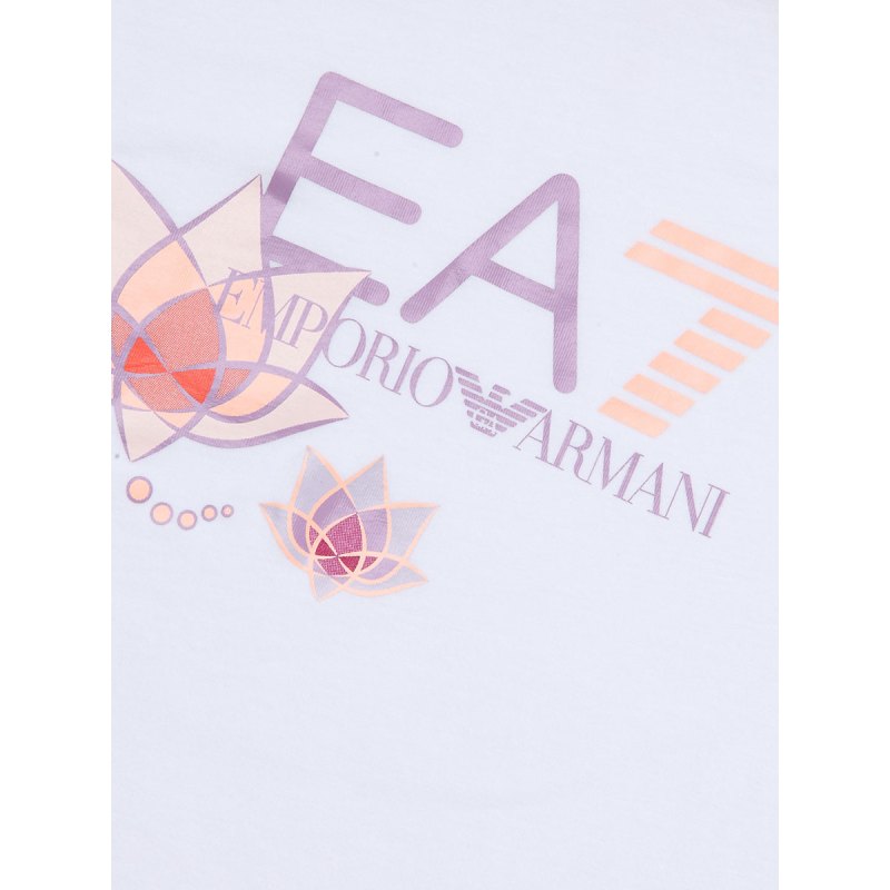 Emporio Armani安普里奥·阿玛尼 圆领 LOGO印花女士T恤 6YTT18TJ