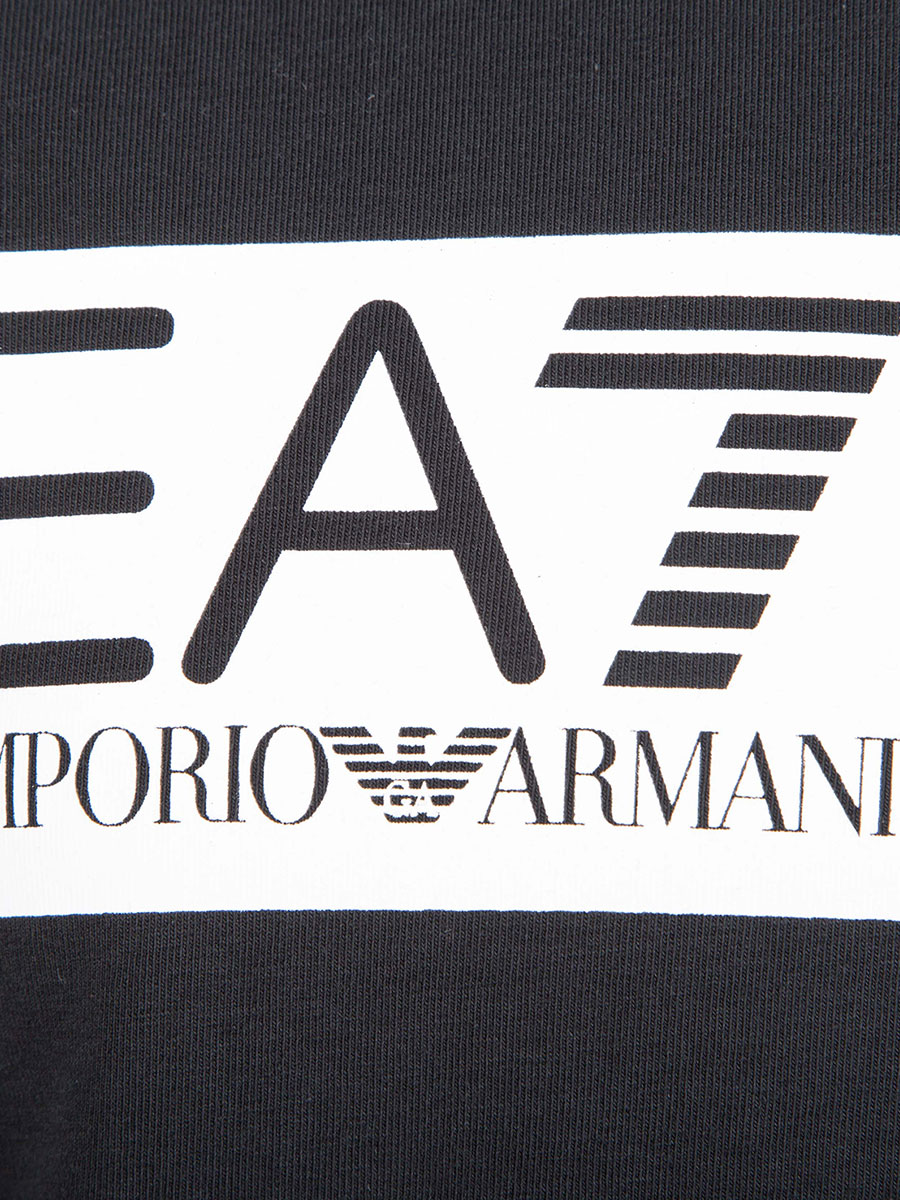 Emporio Armani安普里奥·阿玛尼 大幅LOGO加身圆领男士短袖T恤 6YPTA0PJ03Z