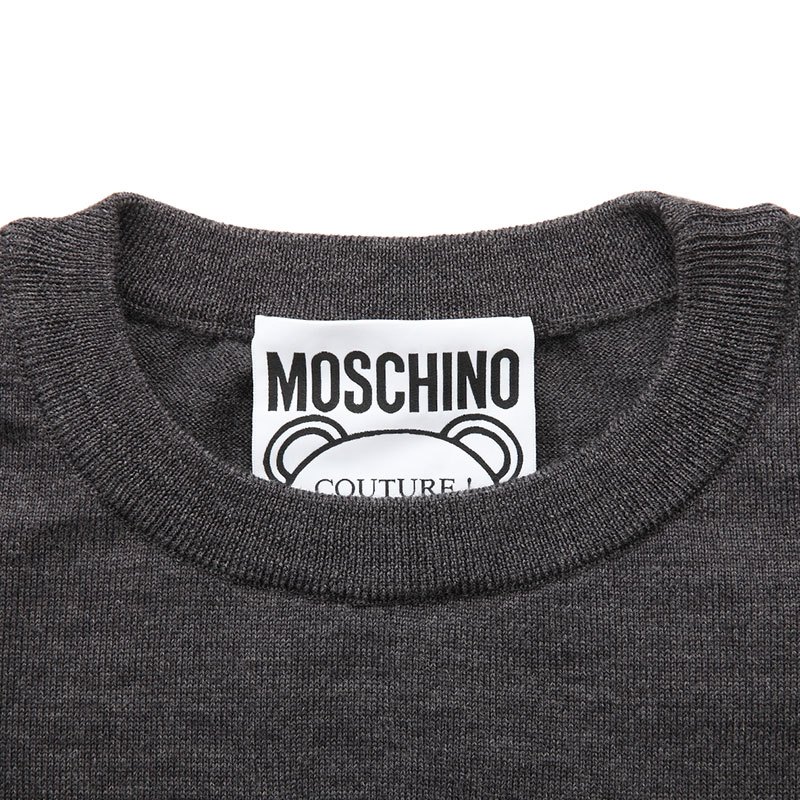 MOSCHINO 变形金刚卡通印花女士长款针织衫 V04925501-1