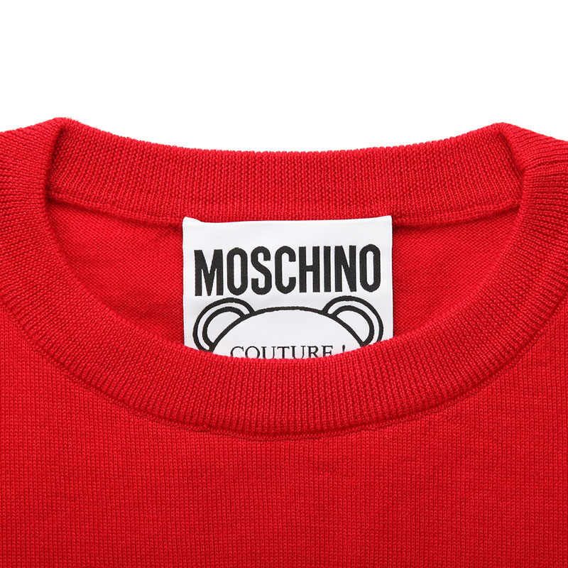 MOSCHINO 变形金刚印花女士长款针织衫 V04925501