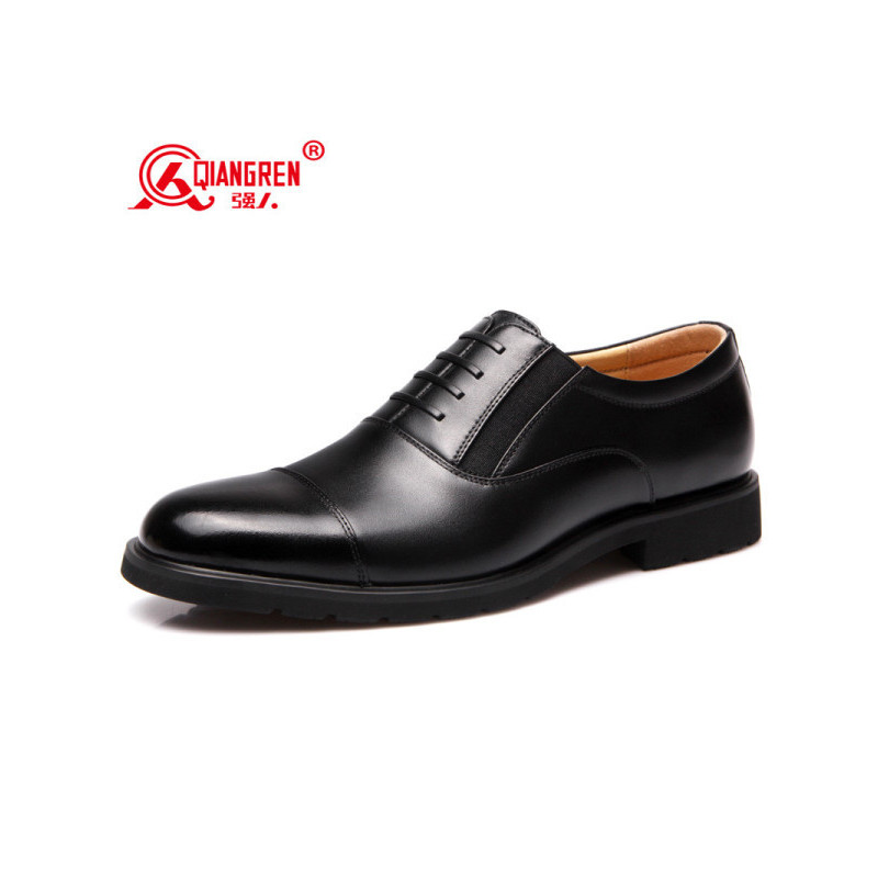 3515强人男士商务正装皮鞋透气耐磨三接头军官鞋ch15