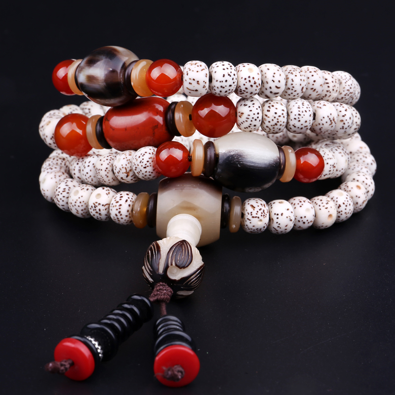 月印百川星月菩提108颗手链菩提子多层多圈手串男女款