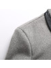马克华菲大衣男2017冬季新款呢子羊毛韩版修身立领毛呢外套中长款