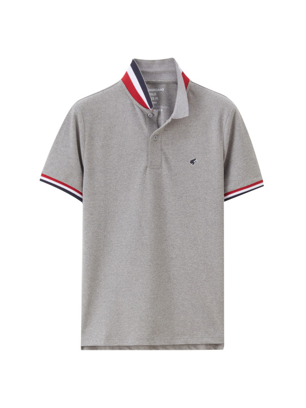 佐丹奴男polo衫 男装弹力棉polo衫 男士青蛙刺绣保罗衫 01018700