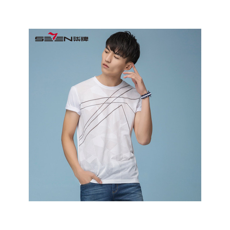 柒牌seven男士t恤