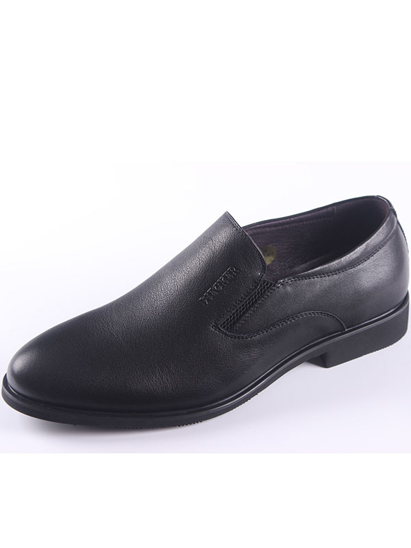 老爷车男鞋2017秋季新款真皮软底软面英伦商务正装皮鞋17278