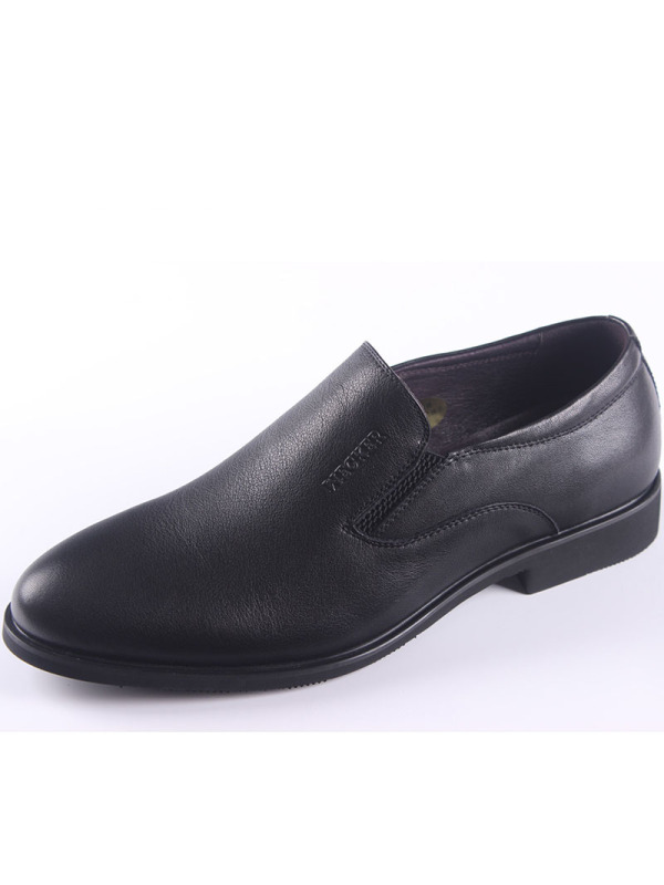 老爷车男鞋2017秋季新款真皮软底软面英伦商务正装皮鞋17278