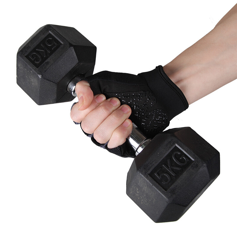 李宁LI-NING 运动护具 运动健身手套（黑灰） LQAK586-1