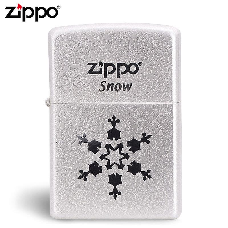 zippo之宝1-6一朵雪花镀银 防风打火机原装正品图片