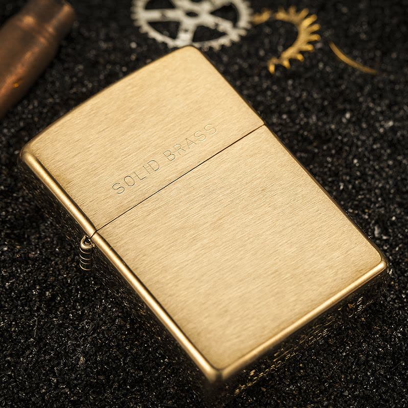 zippo之宝ZP-204磨砂拉丝 防风打火机原装正品图片