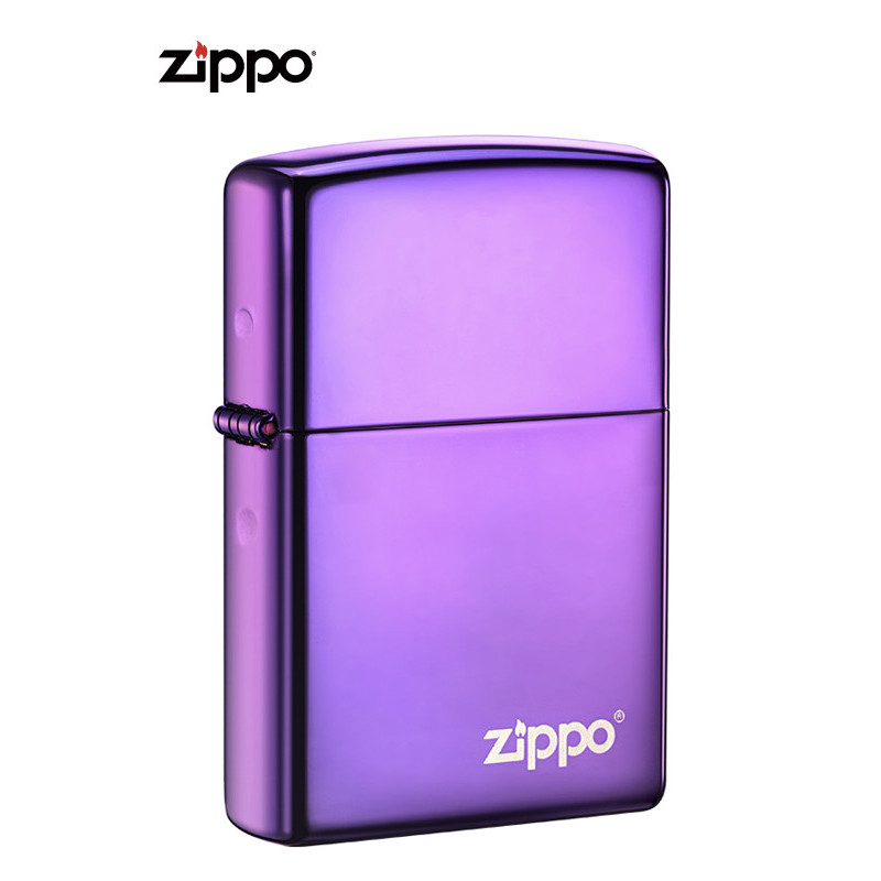 ZIPPO之宝ZP-24747ZL深紫商标 防风打火机专柜正品