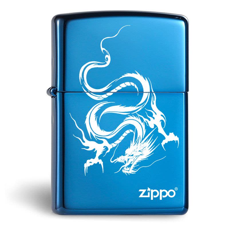 ZIPPO之宝ZP-20446ZL蓝宝商标防风打火机正品纯铜图片