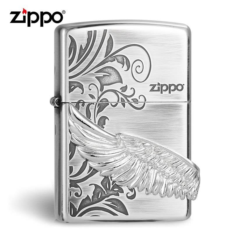 zippo芝宝忠贞之天使之翼防风打火机图片