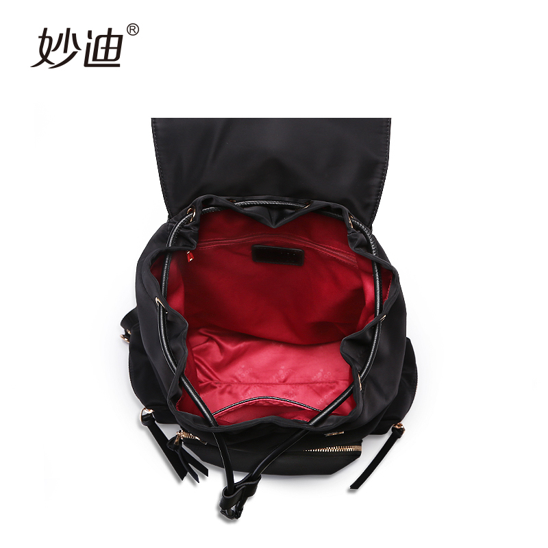 妙迪牛津布双肩包女韩版潮2019潮款尼龙防水背包大容量休闲旅行包