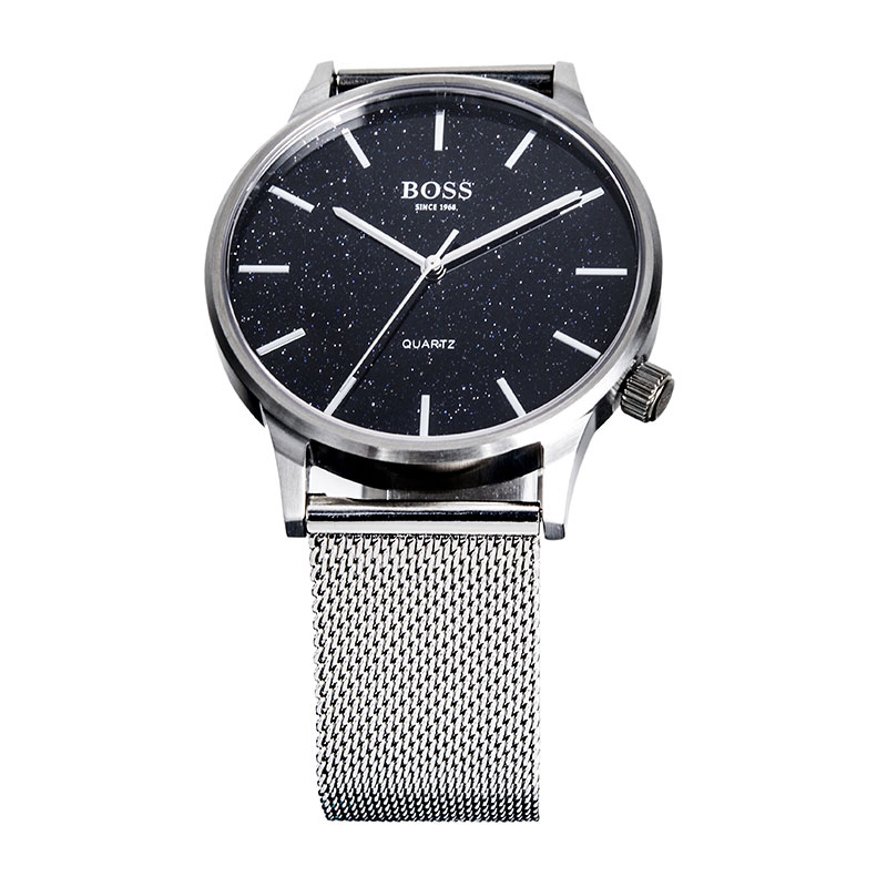 boss手表星空系列石英防水情侣表男表