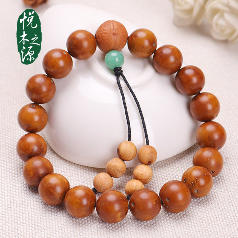 悦木之源抛光招财鼠十八子手链13mm
