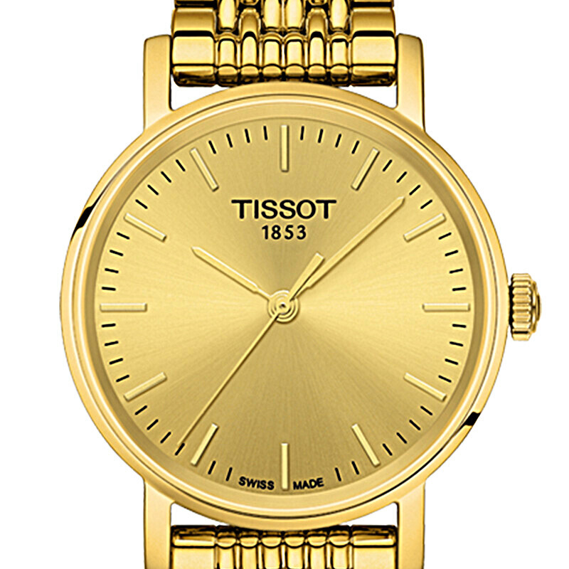 tissot天梭魅时系列钢带石英女表t1092103302100