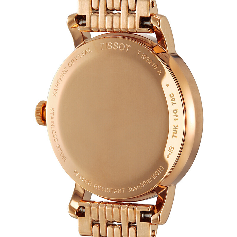 Tissot 天梭魅时系列钢带石英女表 T109.210.33.031.00