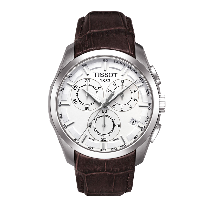 Tissot 天梭库图系列皮带石英男表 T035.617.16.031.00