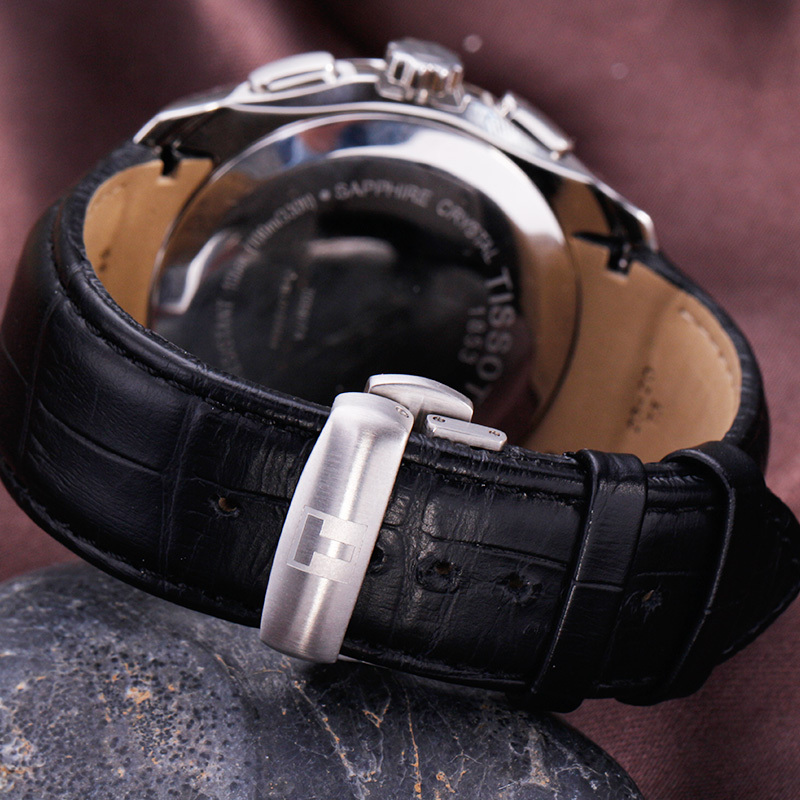 tissot天梭库图系列皮带石英男表t0356171605100