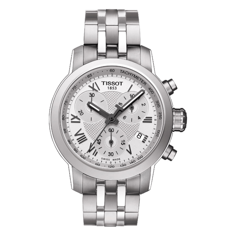 天梭(TISSOT)手表 女士手表 PRC200系列 石英表经典时尚女手表 钢带T055.217.11.033.00