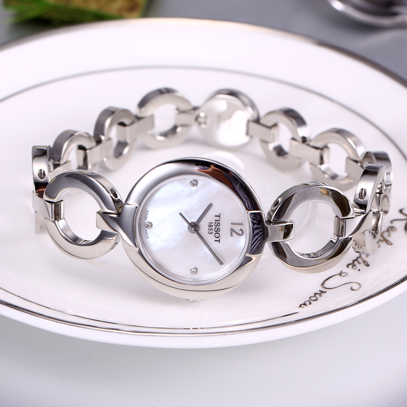 天梭（Tissot）手表女粉彩系列石英女表T084.210.11.116.01