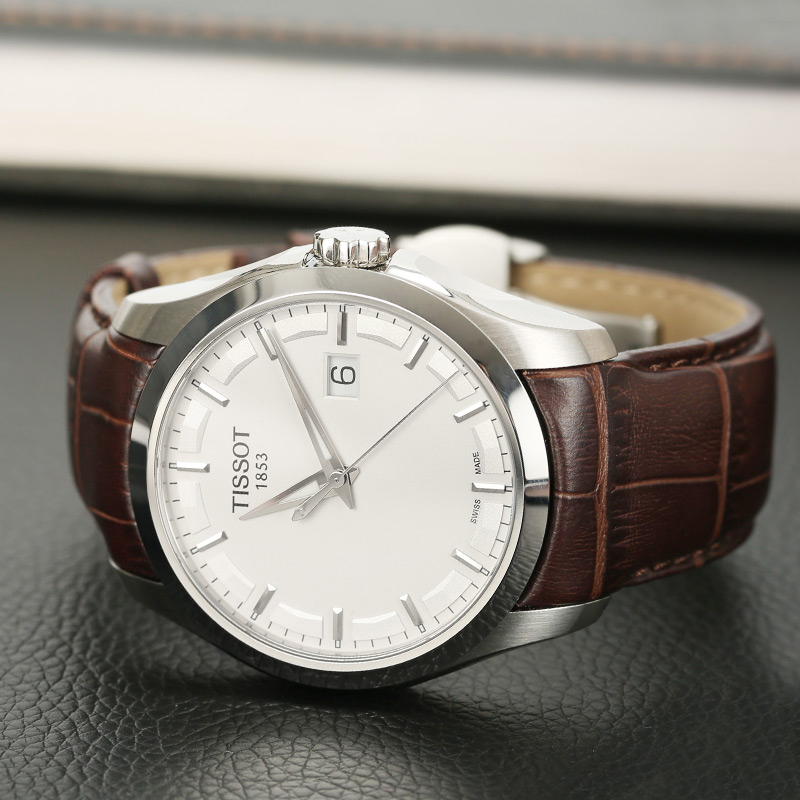 tissot天梭手表库图系列石英男表t0354101603100