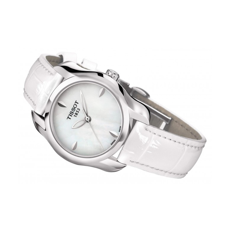 tissot天梭手表海浪系列时尚石英女表t0232101611100