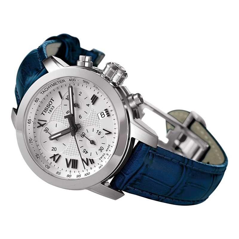 天梭tissot女表prc200系列石英表情侣表多功能时尚女士手表t