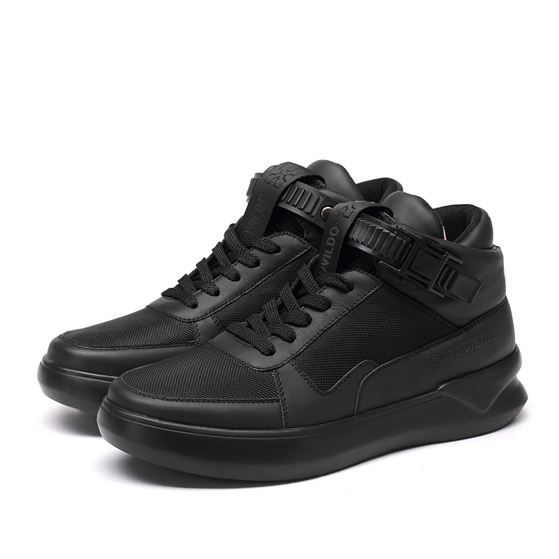 老人头男鞋舒适运动休闲短靴潮流休闲运动鞋