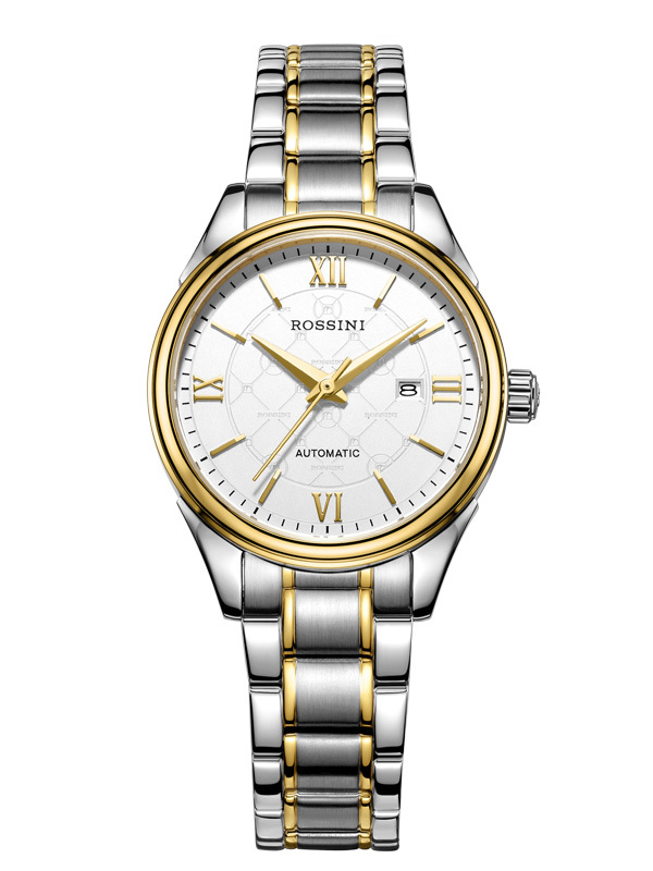 罗西尼rossini正品全自动透底皮带休闲商务正装自动机械表女士女表