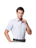 美尔雅（MAILYARD）短袖衬衫男 纯棉商务男士衬衣 时尚休闲男式条纹短衬 217