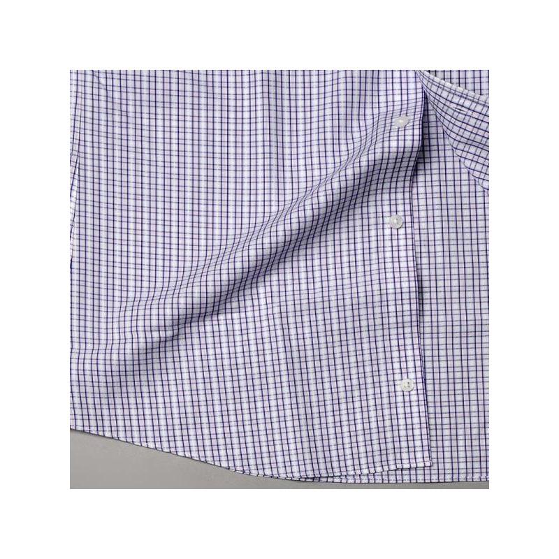 美尔雅（MAILYARD）短袖衬衫男 纯棉商务休闲男士衬衣 格子男式时尚短衬 216
