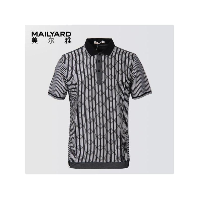 美尔雅（MAILYARD）短袖T恤 商务休闲男士T恤 时尚男式polo衫 053