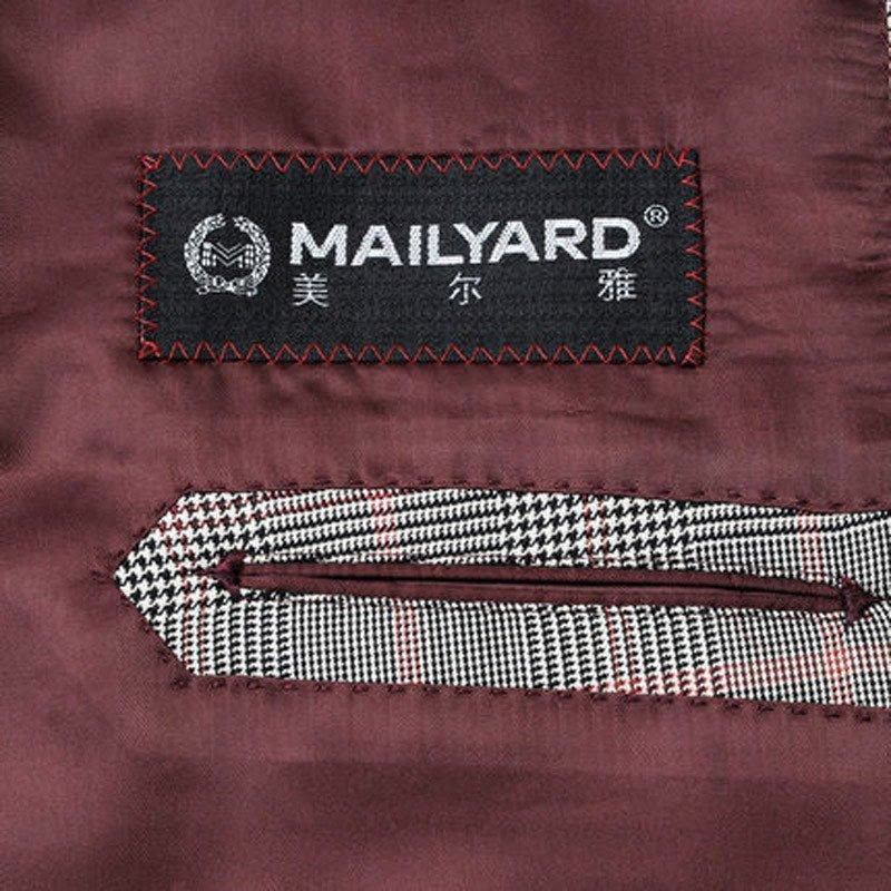 美尔雅(MAILYARD)西服男 半衬商务男士羊毛西服单件 男式西装外套上衣 181图片