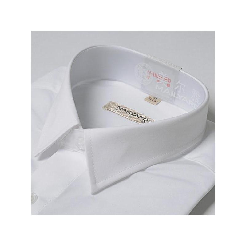 美尔雅（MAILYARD）短袖衬衫男 纯棉商务男士衬衣 男式职业正装 014