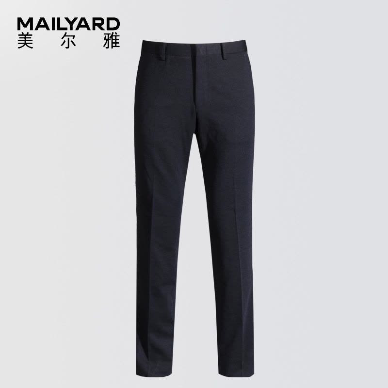 美尔雅（MAILYARD）休闲裤 男式商务时尚针织长裤 男士修身裤子 078图片