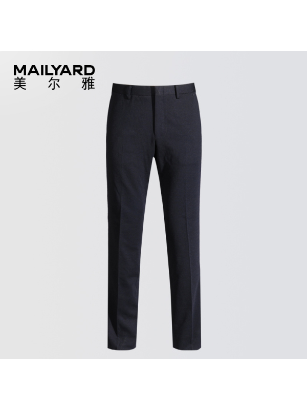 美尔雅（MAILYARD）休闲裤 男式商务时尚针织长裤 男士修身裤子 078