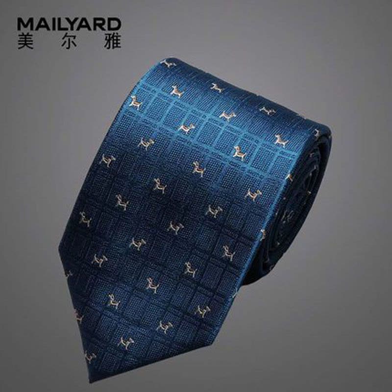 美尔雅(MAILYARD)领带 婚庆时尚新款桑蚕丝领带团体真丝 配饰225图片