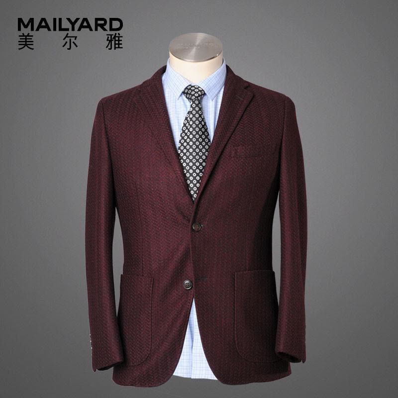 美尔雅(MAILYARD)西服男 男式商务时尚西服单件 男士休闲西装上衣 333图片