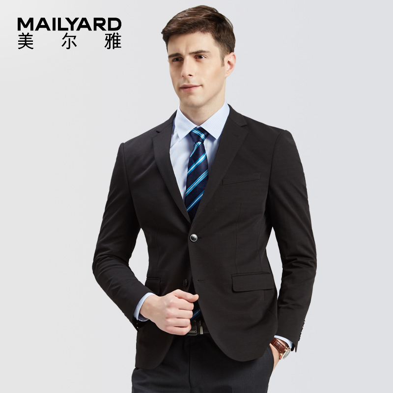 美尔雅(MAILYARD)西服套装 男式商务西装 男士工作套装 职业装 322