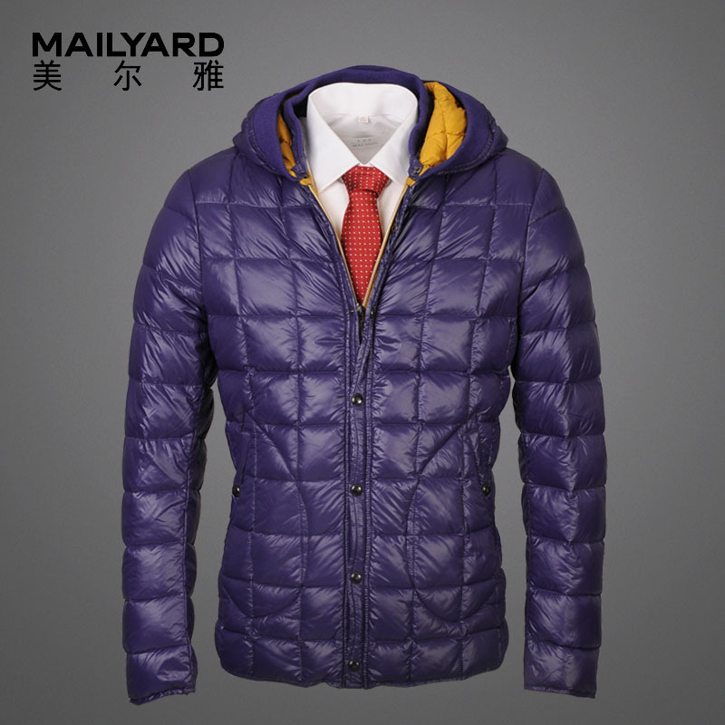 美尔雅(MAILYARD)男式羽绒服 时尚休闲男装羽绒服棉袄 羽绒衣 052