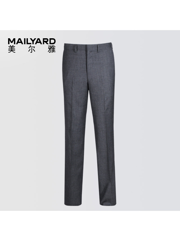 美尔雅(MAILYARD)西裤男 纯羊毛商务休闲男士西裤 男式西装裤 330
