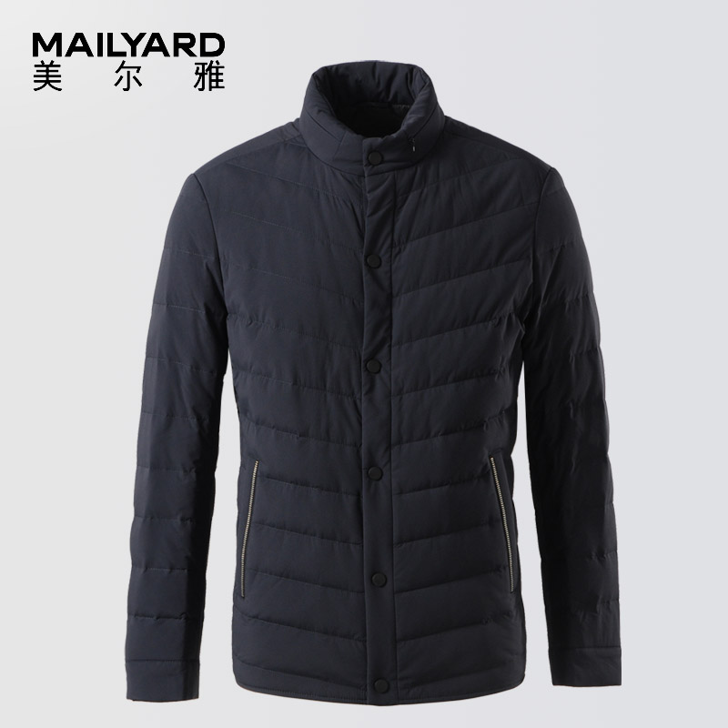 美尔雅(MAILYARD)羽绒服男装 秋冬保暖商务休闲男士羽绒外套 093