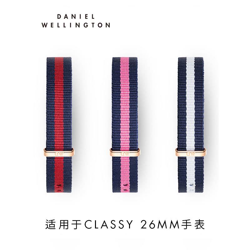 Daniel Wellington丹尼尔惠灵顿dw表带针扣织物表带 Classy13mm 表带图片