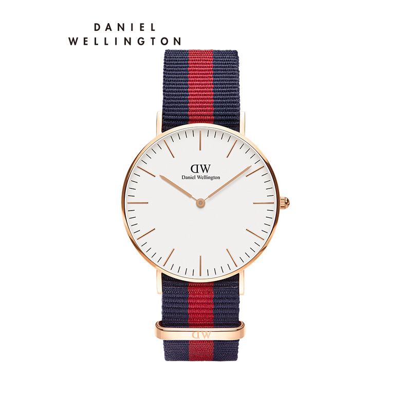 Daniel Wellington丹尼尔惠灵顿DW手表女时尚织物表带腕表36mm 石英表